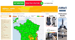 Desktop Screenshot of alerte.vigilance-meteo.fr